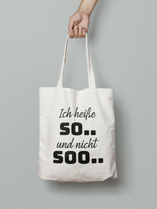 Stoffbeutel - „Ich heiße“