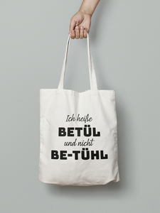 Stoffbeutel - „Ich heiße“