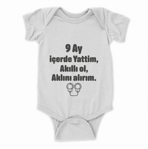 Strampler "9 Ay icerdeydim"