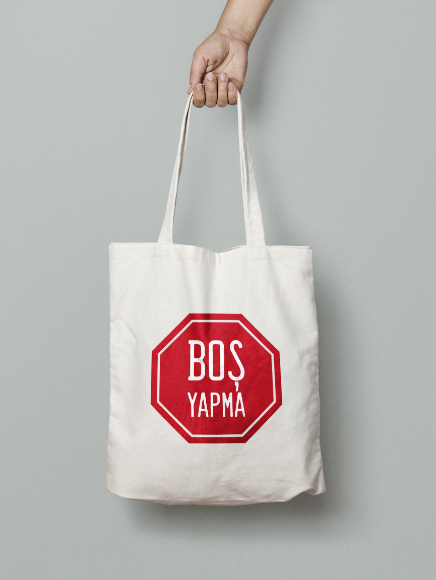 Stoffbeutel - „Boş Yapma“