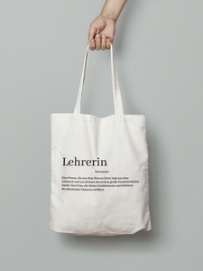 Stoffbeutel - "Lehrerin"