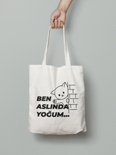 Laden Sie das Bild in den Galerie-Viewer, Stoffbeutel - &quot;Ben aslında...&quot;